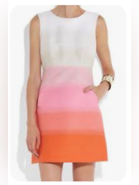 Diane Von Furstenberg Dresses & Skirts - Diane Von Furstenberg Carpreena Dress Sz 12 Sleeveless Ombre wedding guest chic